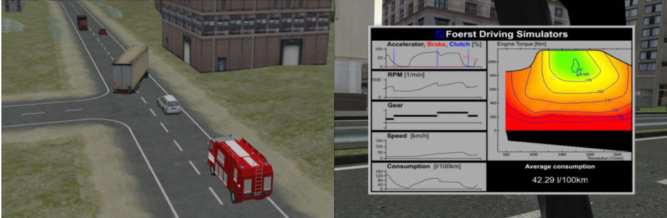 Sunkvežimio - autobuso vairavimo simuliatorius