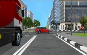 Sunkvežimio - autobuso vairavimo simuliatorius